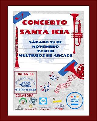Concerto Santa Icía de Arcade en Soutomaior