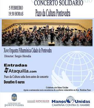 Concerto Solidario en Pontevedra