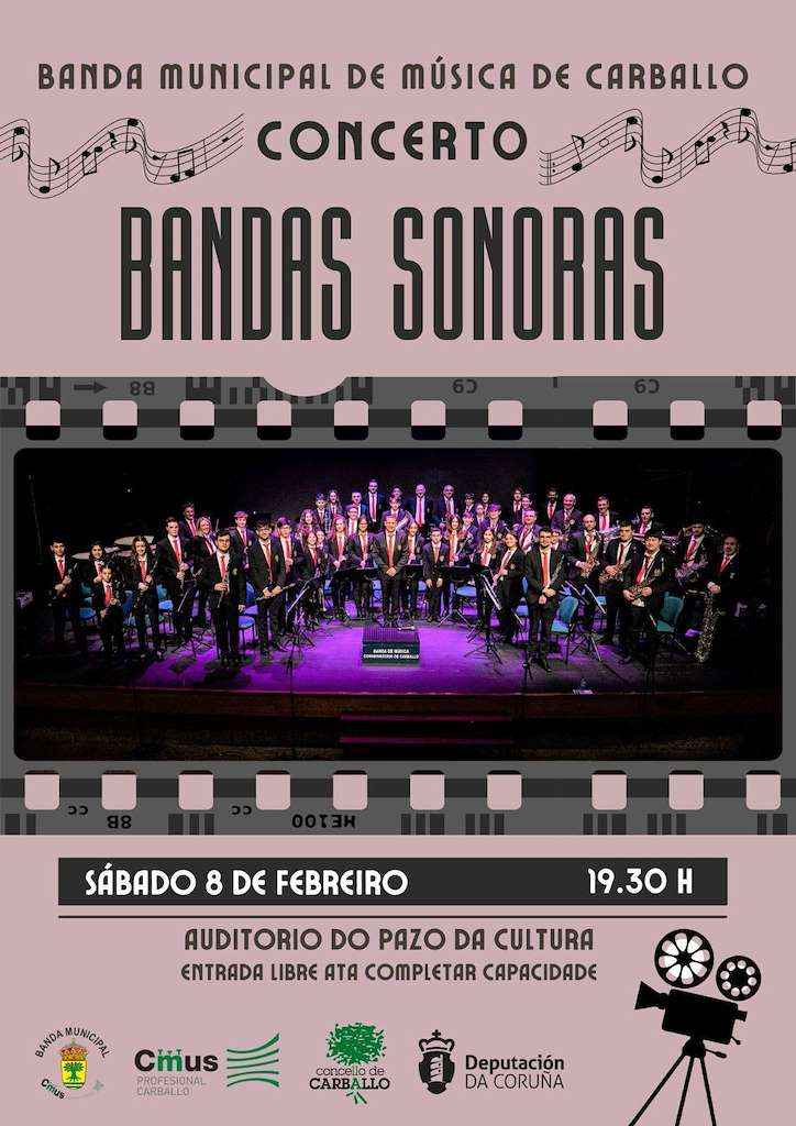 Concerto Bandas Sonoras en Carballo