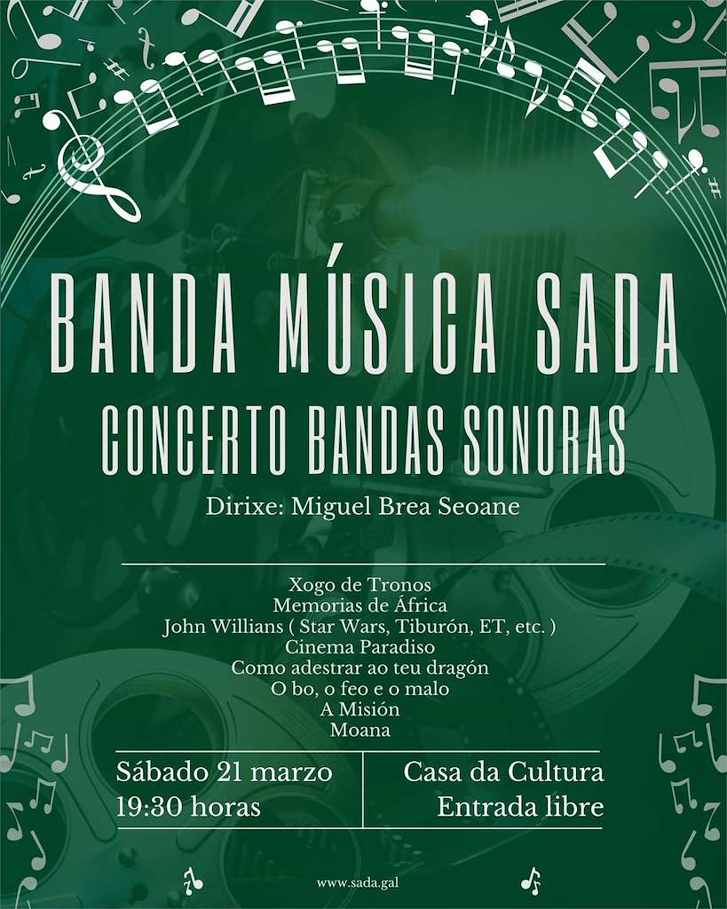 Concerto Bandas Sonoras  en Sada