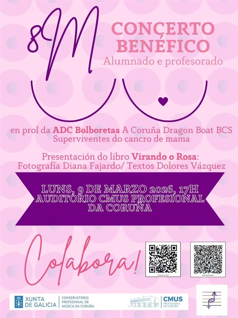 Concerto Benéfico a Favor de ADC Bolboretas (2026) en A Coruña