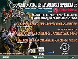 Fechas, información, programa, cartel, imágenes, mapa y ubicación de Concerto Coral de Panxoliñas (2025)  en  O Grove