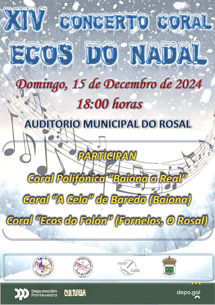 XIII Concerto Coral Ecos do Nadal en O Rosal