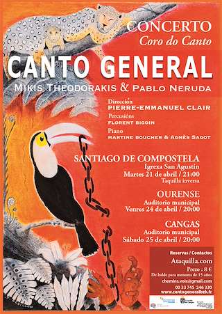 Fechas, información, programa, cartel, imágenes, mapa y ubicación de Concerto Coro do Canto (2026)  en  Ourense