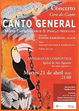 Fechas, información, programa, cartel, imágenes, mapa y ubicación de Concerto Coro do Canto  (2026)  en  Santiago de Compostela