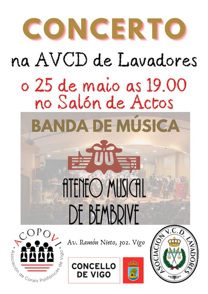 Concerto da Banda Ateneo Musical de Bembrive en Lavadores (2024) en Vigo