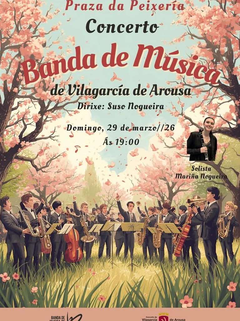 Concerto da Banda de Música en Vilagarcía de Arousa
