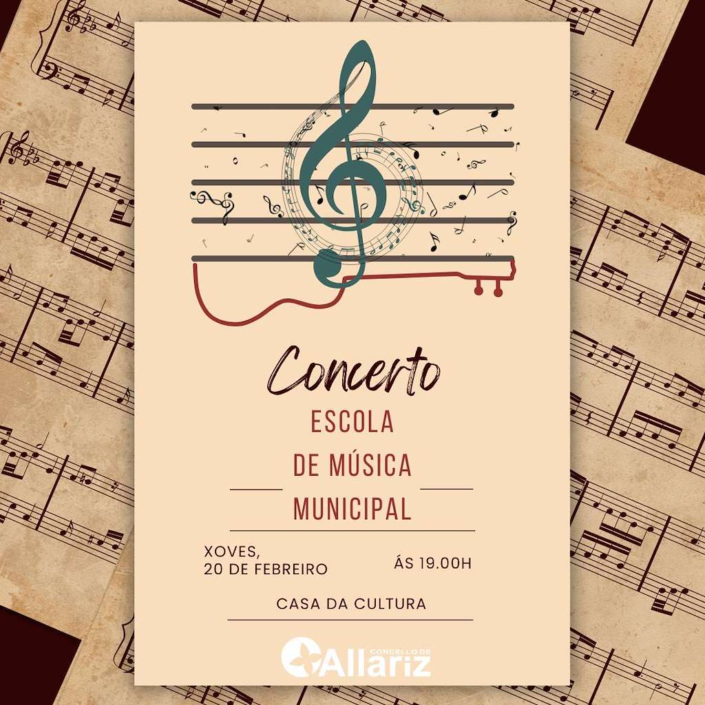 Concerto da Escola Municipal de Música en Allariz