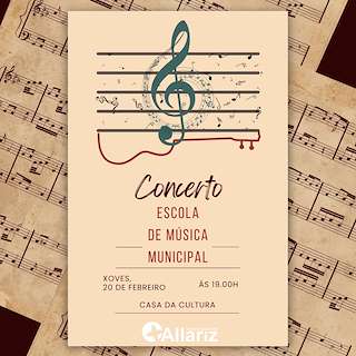 Fechas, información, programa, cartel, imágenes, mapa y ubicación de Concerto da Escola Municipal de Música  en  Allariz