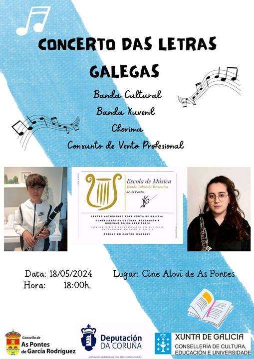 Concerto das Letras Galegas (2024) en As Pontes de García Rodríguez