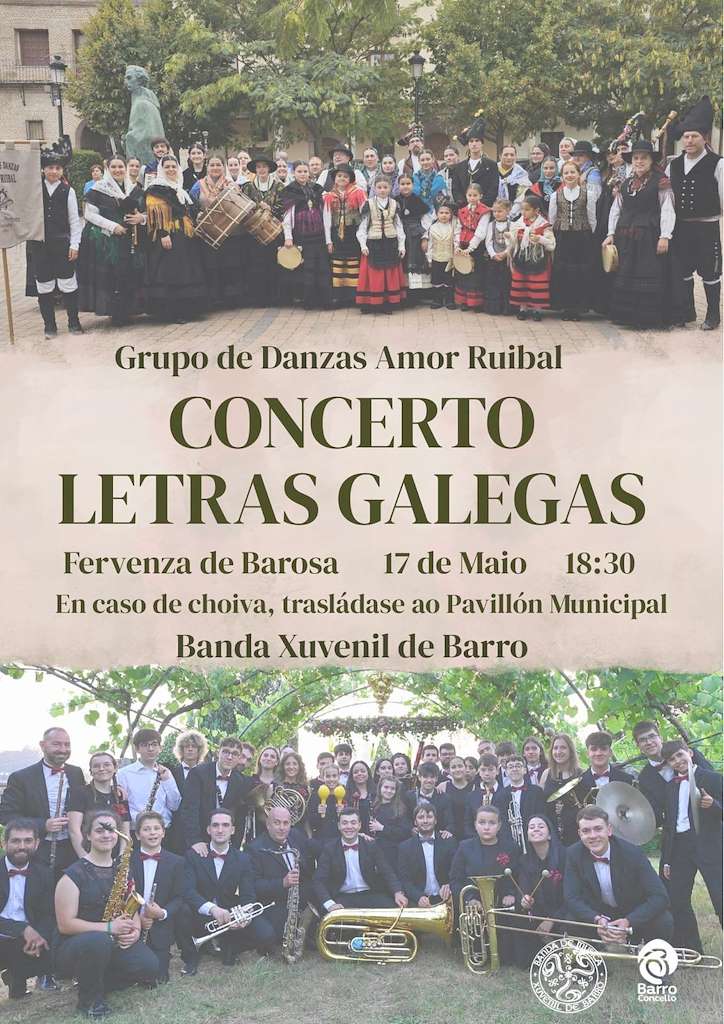 Concerto das Letras Galegas (2026) en Barro