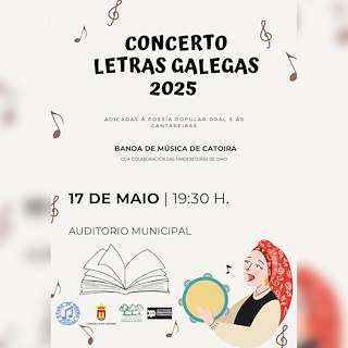 Fechas, información, programa, cartel, imágenes, mapa y ubicación de Concerto das Letras Galegas  en  Catoira