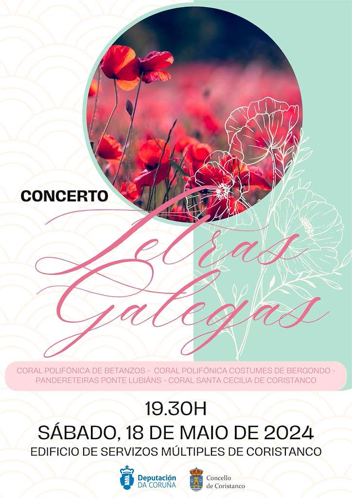 Concerto das Letras Galegas en Coristanco