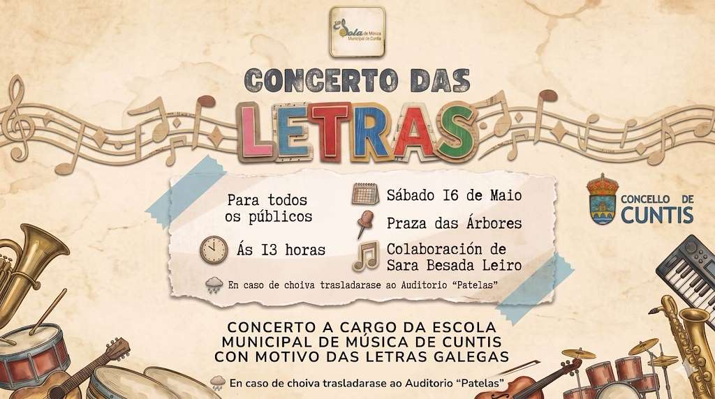 Concerto das Letras Galegas  (2026) en Cuntis