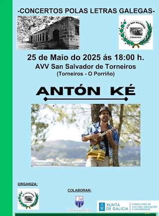 Fechas, información, programa, cartel, imágenes, mapa y ubicación de Concerto das Letras Galegas de Torneiros  en  O Porriño