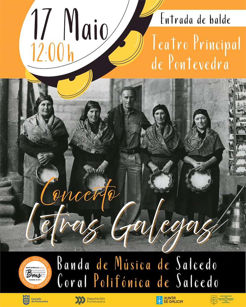 Concerto das Letras Galegas en Salcedo en Pontevedra