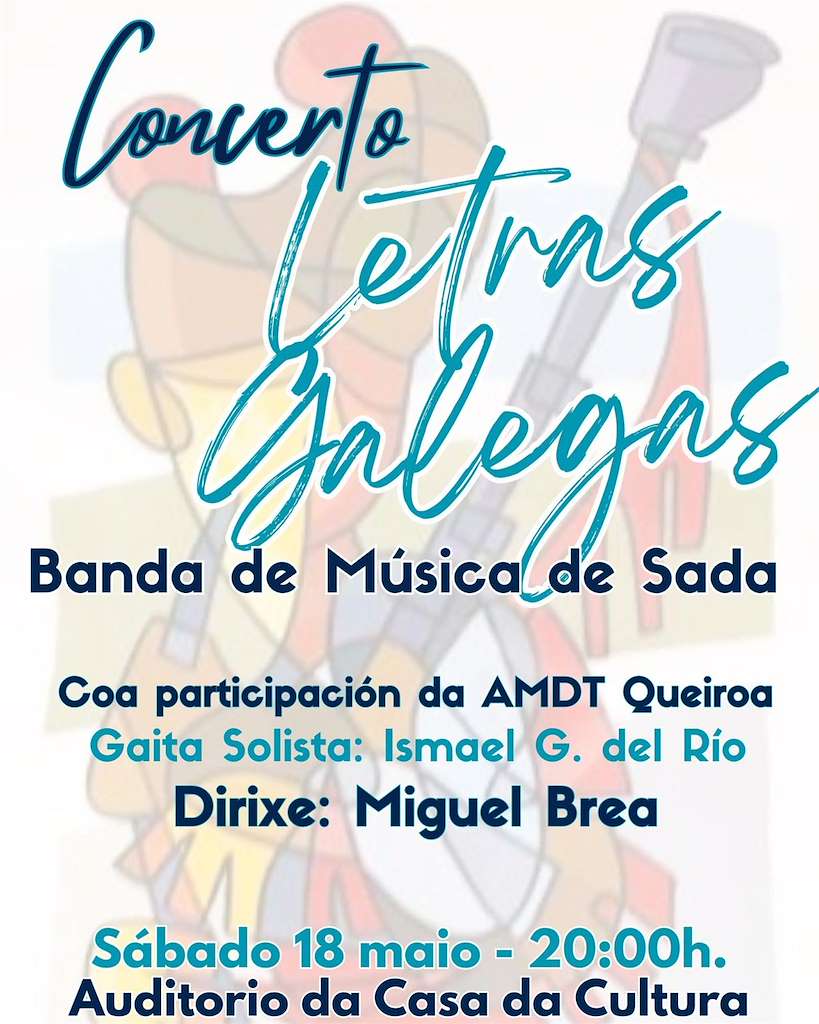 Concerto das Letras Galegas en Sada
