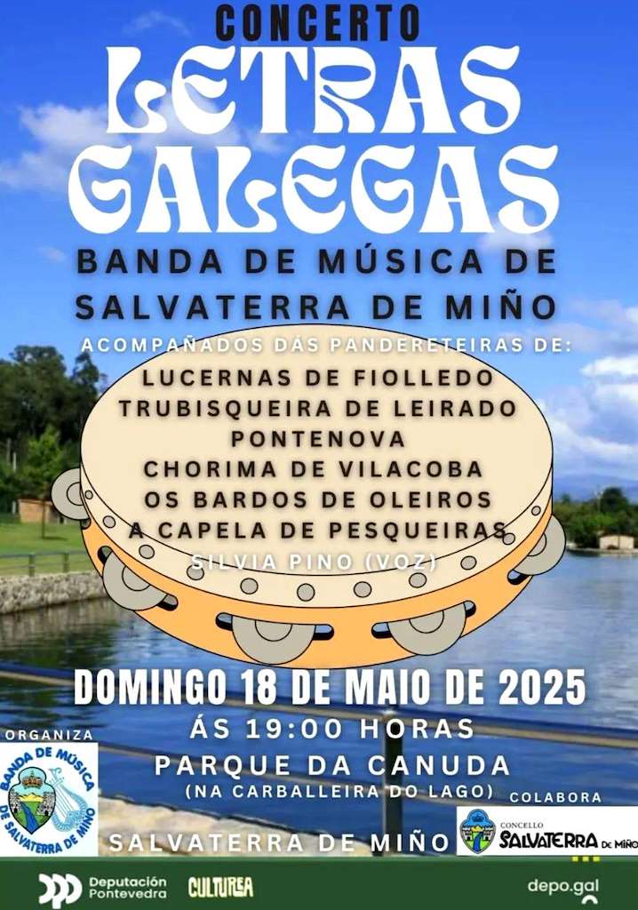 Concerto das Letras Galegas (2025) en Salvaterra do Miño