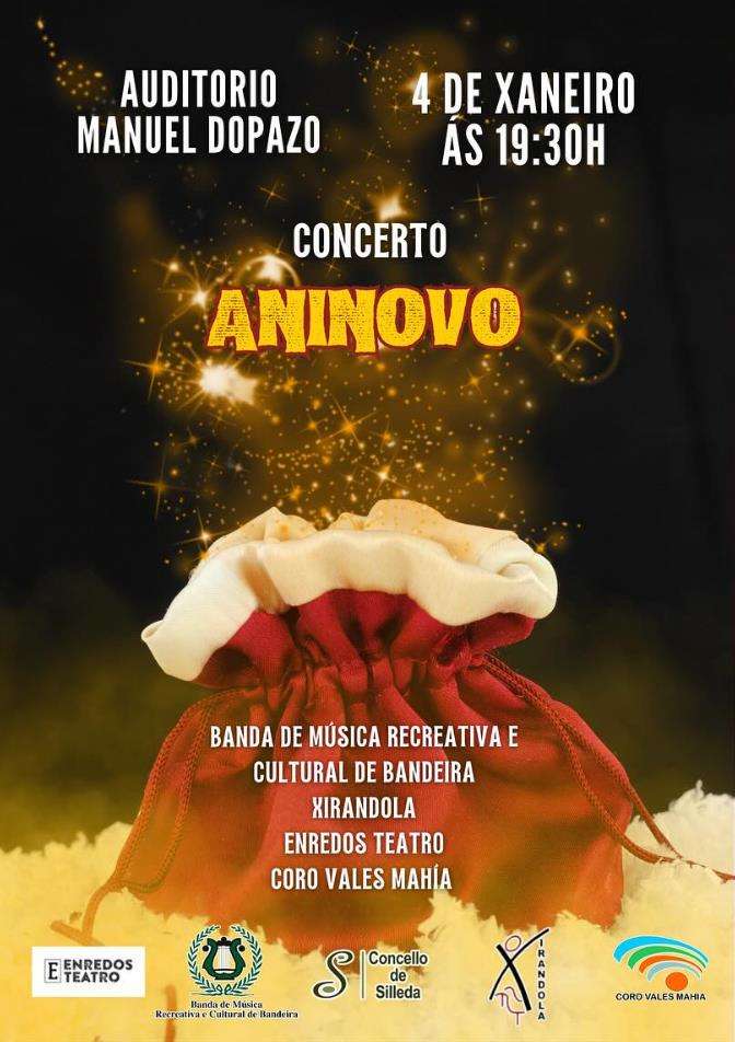 Concerto de Aninovo de Bandeira en Silleda