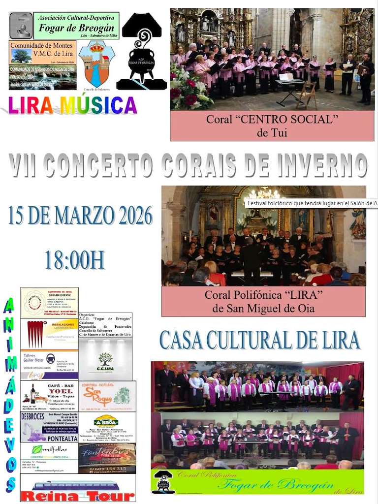 VII Concerto de Corais de Inverno de Lira  en Salvaterra do Miño