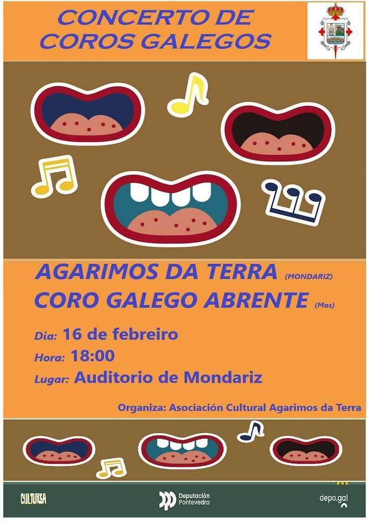 Concerto de Coros Galegos en Mondariz