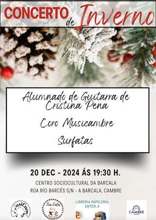 Fechas, información, programa, cartel, imágenes, mapa y ubicación de Concerto de Inverno   en  Cambre