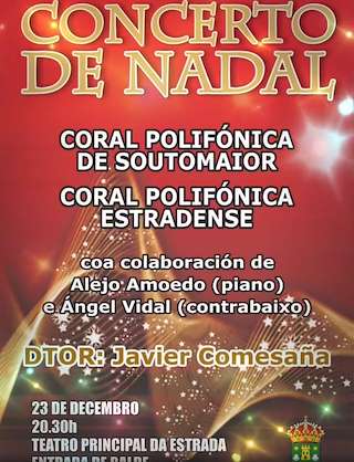 Fechas, información, programa, cartel, imágenes, mapa y ubicación de Concerto de Nadal  en  A Estrada