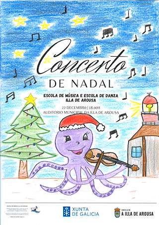 Fechas, información, programa, cartel, imágenes, mapa y ubicación de Concierto de Navidad  en  A Illa de Arousa