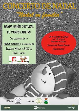 Fechas, información, programa, cartel, imágenes, mapa y ubicación de Concerto de Nadal  en  Campo Lameiro