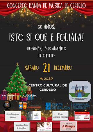 Fechas, información, programa, cartel, imágenes, mapa y ubicación de Concerto de Nadal  en  Cerdedo-Cotobade