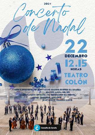 Fechas, información, programa, cartel, imágenes, mapa y ubicación de Concerto de Nadal da Banda Municipal  en  A Coruña