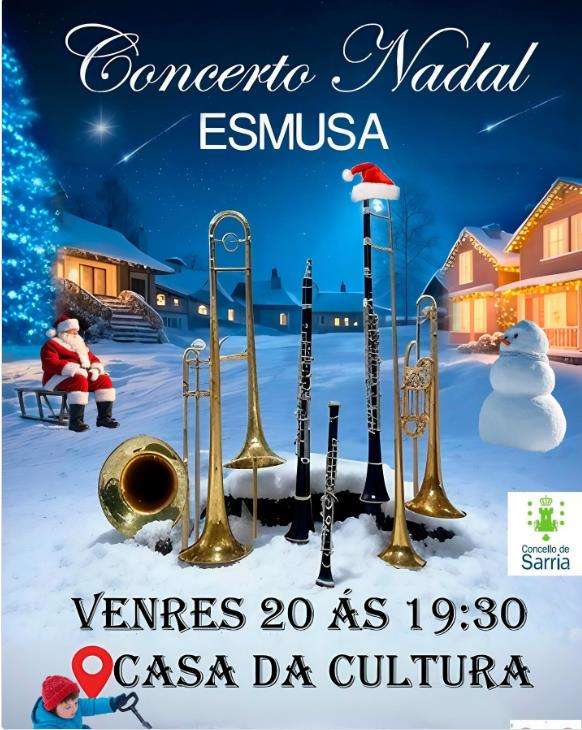 Concerto de Nadal da Escola de Música en Sarria