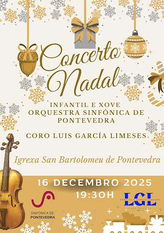 Fechas, información, programa, cartel, imágenes, mapa y ubicación de Concerto de Nadal da Orquesta Sinfónica (2025)  en  Pontevedra
