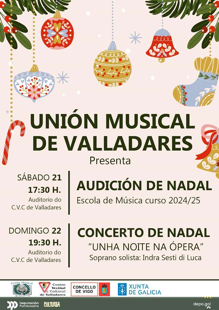 Concerto de Nadal de Valladares en Vigo