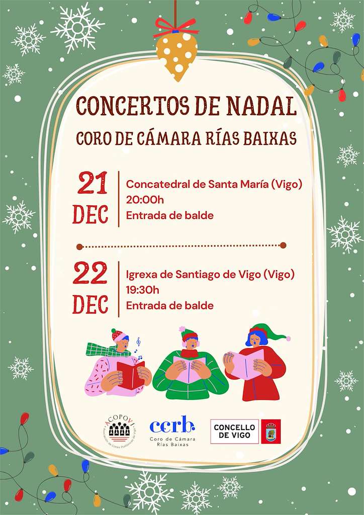 Concerto de Nadal do Coro de Cámara Rías Baixas en Vigo