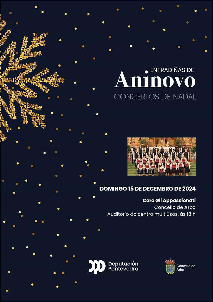 Concerto de Nadal Entradiñas de Aninovo en Arbo