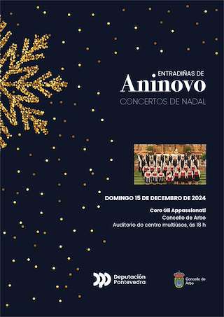 Fechas, información, programa, cartel, imágenes, mapa y ubicación de Concerto de Nadal Entradiñas de Aninovo  en  Arbo