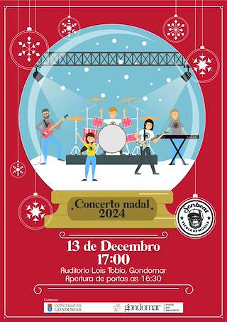 Fechas, información, programa, cartel, imágenes, mapa y ubicación de Concerto de Nadal  en  Gondomar