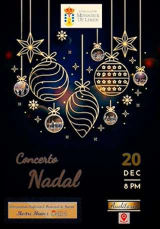Fechas, información, programa, cartel, imágenes, mapa y ubicación de Concerto de Nadal  en  Monforte de Lemos