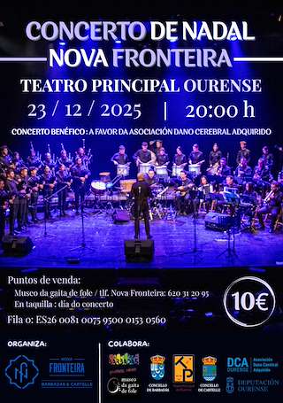 Fechas, información, programa, cartel, imágenes, mapa y ubicación de Concerto de Nadal Nova Fronteira (2025)  en  Ourense
