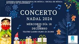 Fechas, información, programa, cartel, imágenes, mapa y ubicación de Concerto de Nadal  en  O Barco de Valdeorras