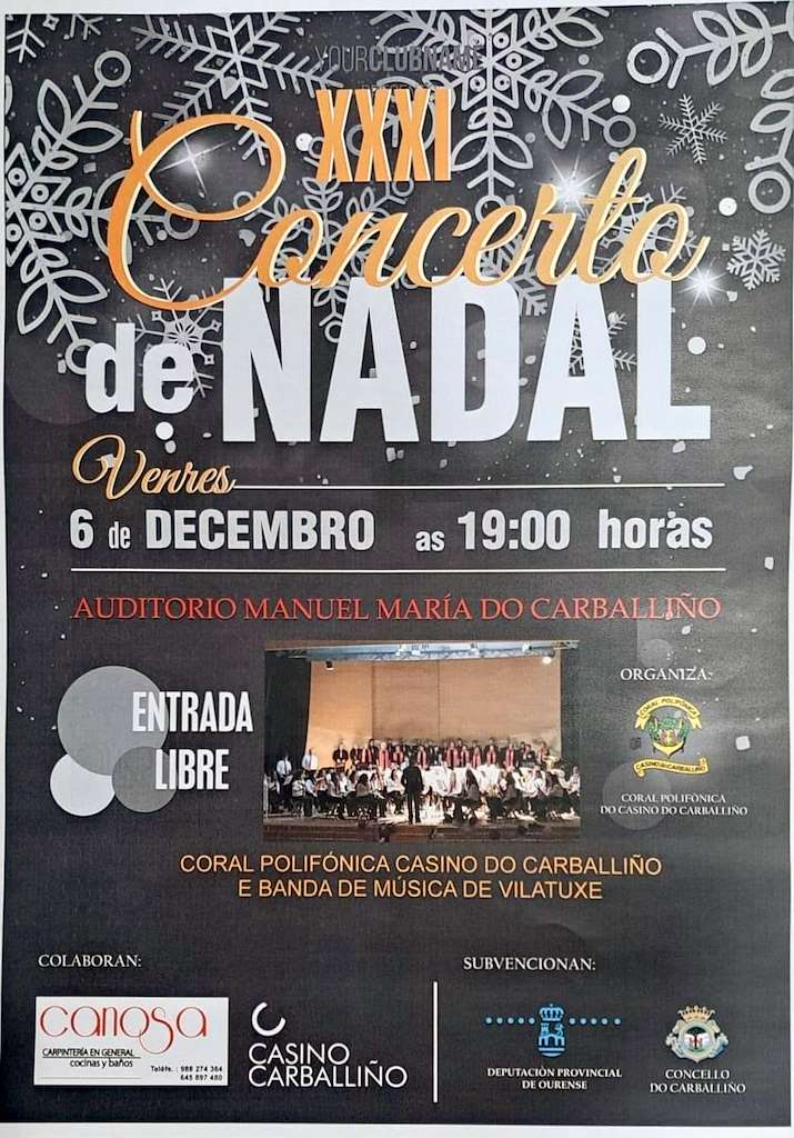 XXXI Concerto de Nadal en O Carballiño