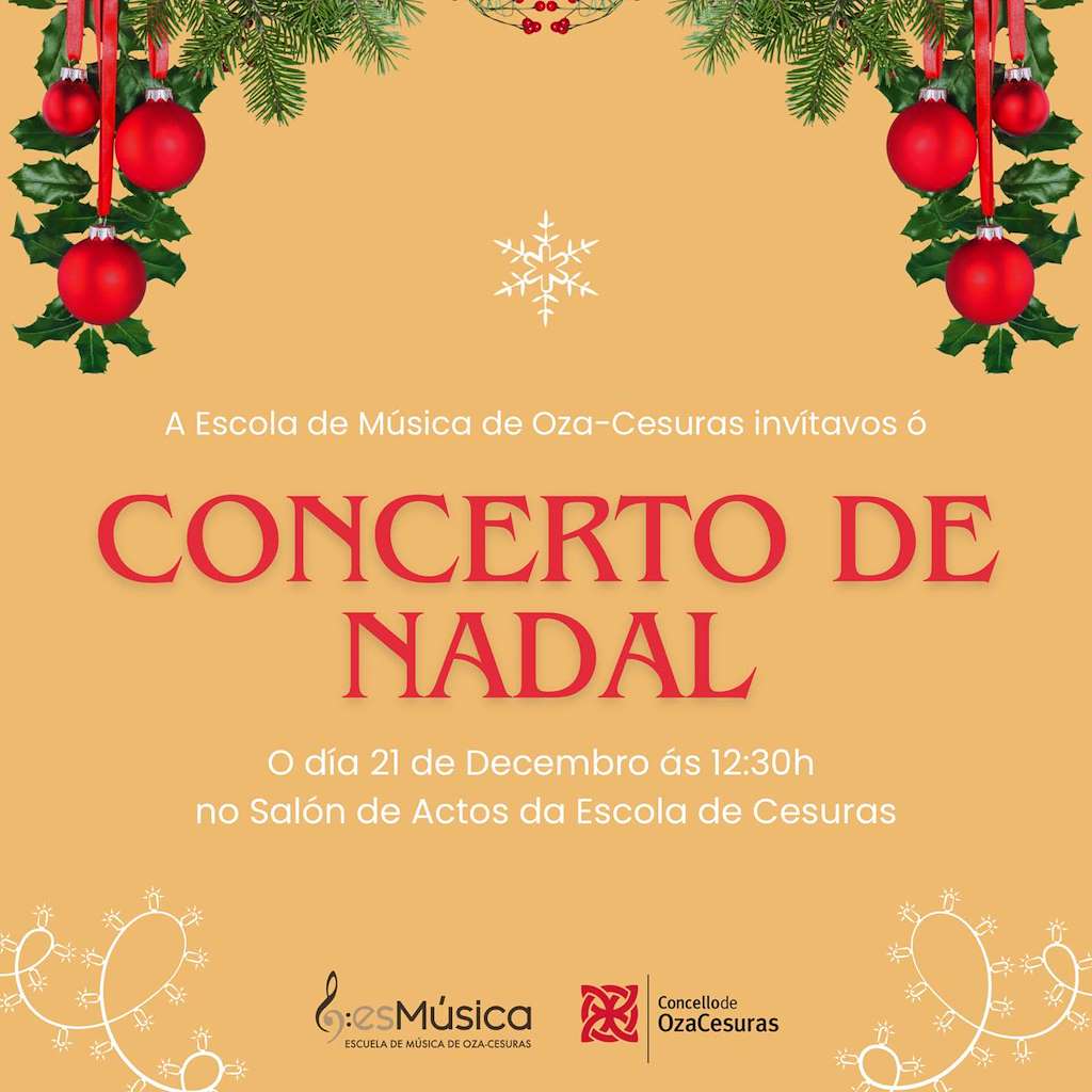 Concerto de Nadal en Oza Cesuras