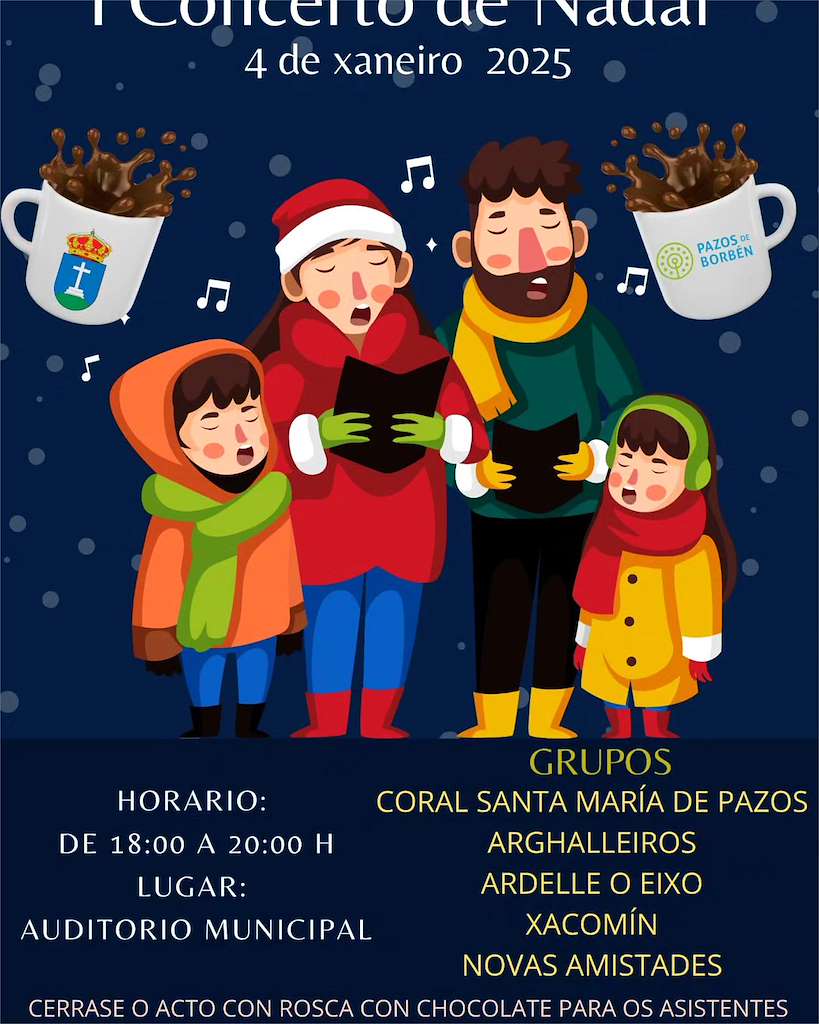 I Concerto de Nadal en Pazos de Borbén