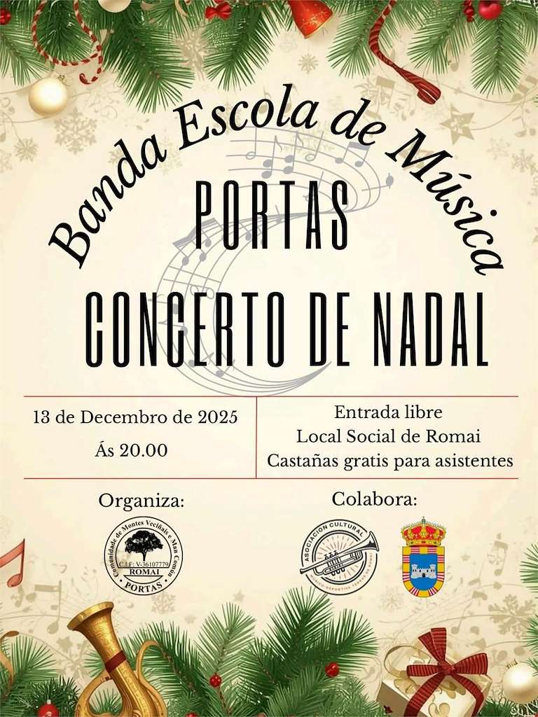 Concierto de Navidad (2025) en Portas