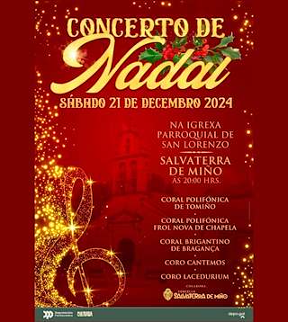 Fechas, información, programa, cartel, imágenes, mapa y ubicación de Concerto de Nadal  en  Salvaterra do Miño