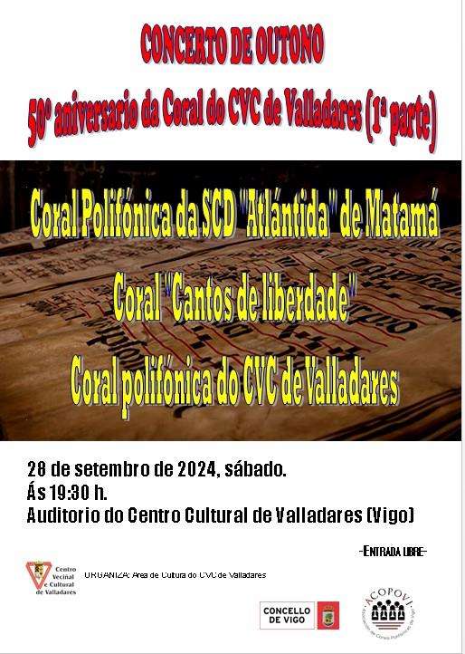 Concerto de Outono de Valladares en Vigo