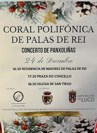 Fechas, información, programa, cartel, imágenes, mapa y ubicación de Concerto de Panxoliñas  en  Palas de Rei