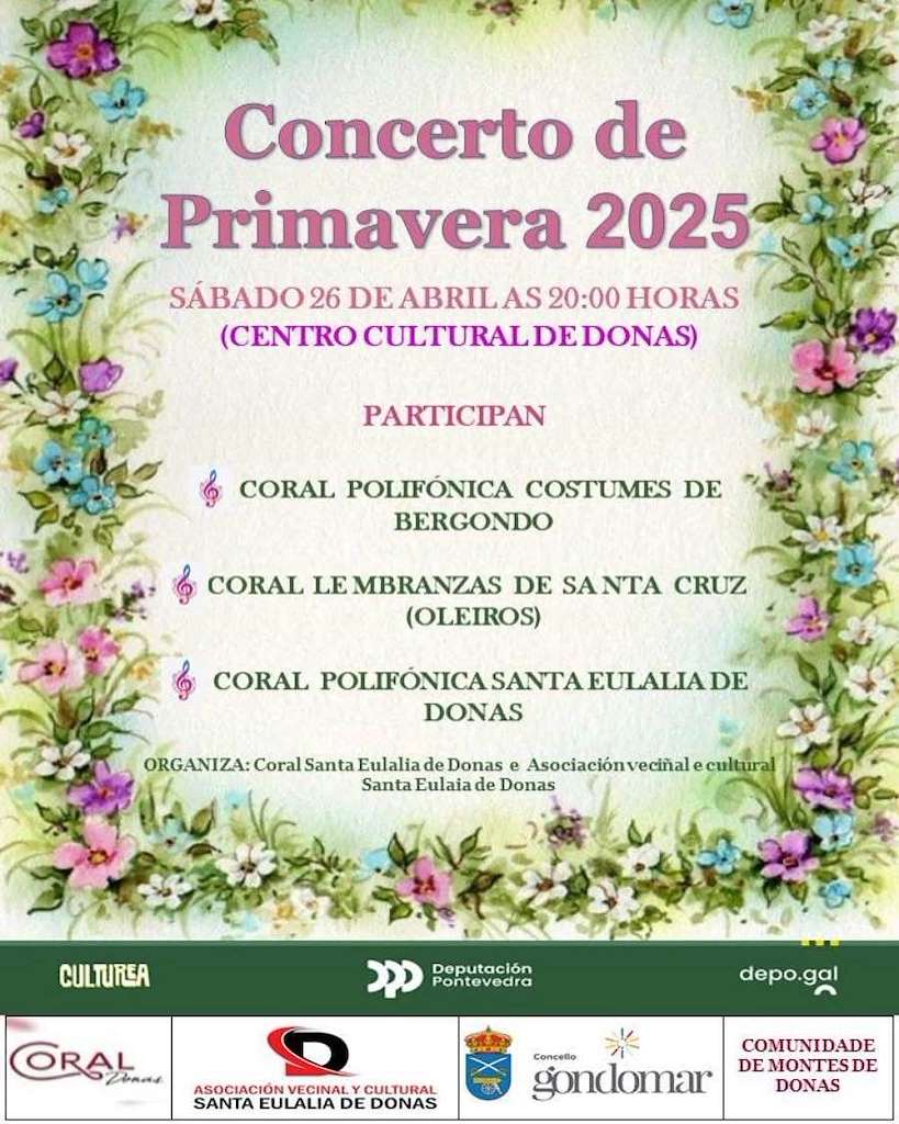 Concerto de Primavera de Donas (2025) en Gondomar
