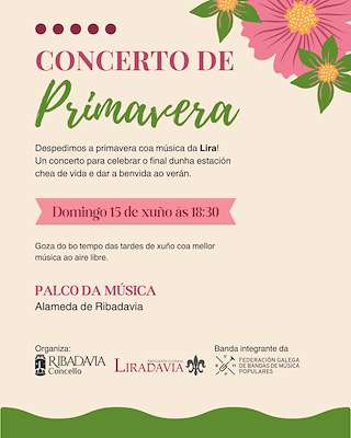 Fechas, información, programa, cartel, imágenes, mapa y ubicación de Concerto de Primavera  en  Ribadavia